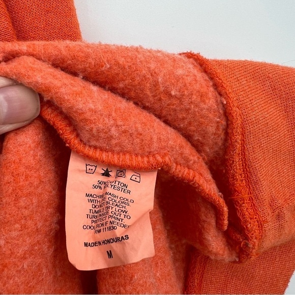 The Original Retro Brand Mines Sweatshirt in Orange Size M - Picture 7 of 8